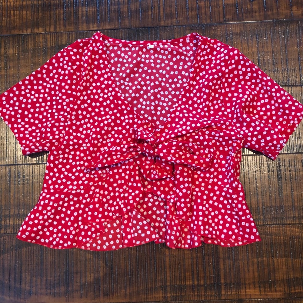 Blouse crop top